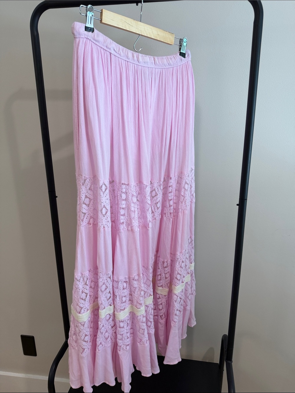 Free People Free-Est Swept Away Maxi Skirt Pink - Picture 5 of 6